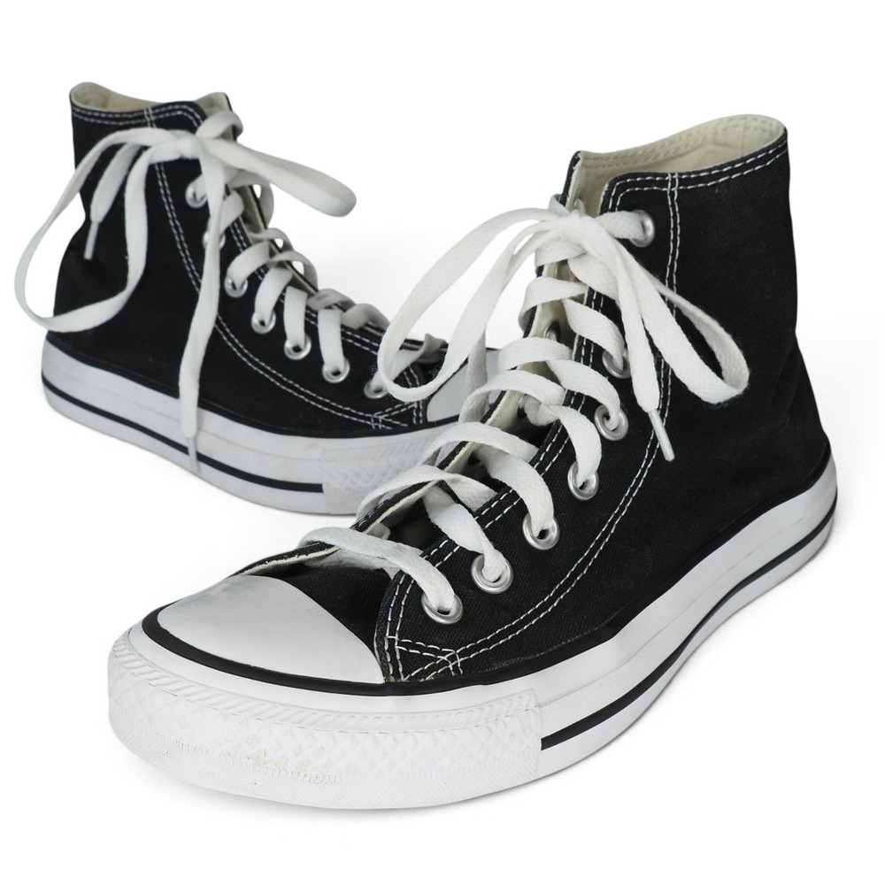 Converse Womens 9 Mens 7 Black Hi Top Chuck Taylor All Star Canvas M9160 *FLAW*